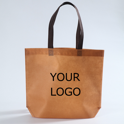 17.72"x14.17"x3.94" Custom Thickened Non-woven Tote Bag Foldable and Reusable Shopping Bag