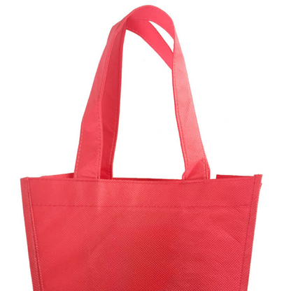 8.66"/4.72"x 9.84"x3.94" Unique Reusable Shaped Tote Gift Bag Non-woven Bag