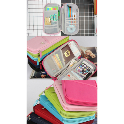 Multifunctional Waterproof Oxford Cloth Travel Document Storage Bag MOQ 10