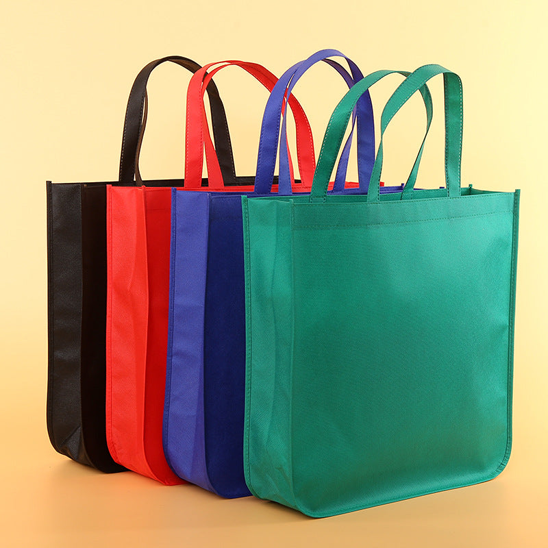 15.75"x15.75"x3.94" Non-woven Rounded Corner Tote Bag for Shopping