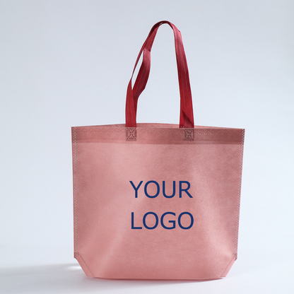 17.72"x14.17"x3.94" Custom Thickened Non-woven Tote Bag Foldable and Reusable Shopping Bag