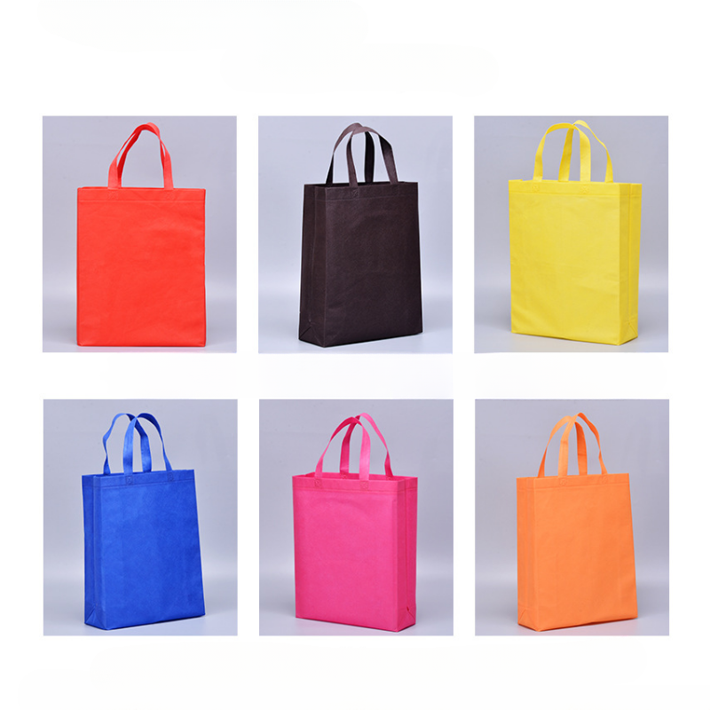 13.8"x 9.8" x 3.9" Reusable Large Grocery Tote Bags with Handles Eco-friendly Non-woven Shopping Bag