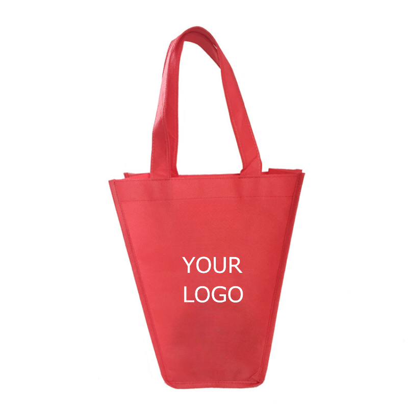 8.66"/4.72"x 9.84"x3.94" Unique Reusable Shaped Tote Gift Bag Non-woven Bag