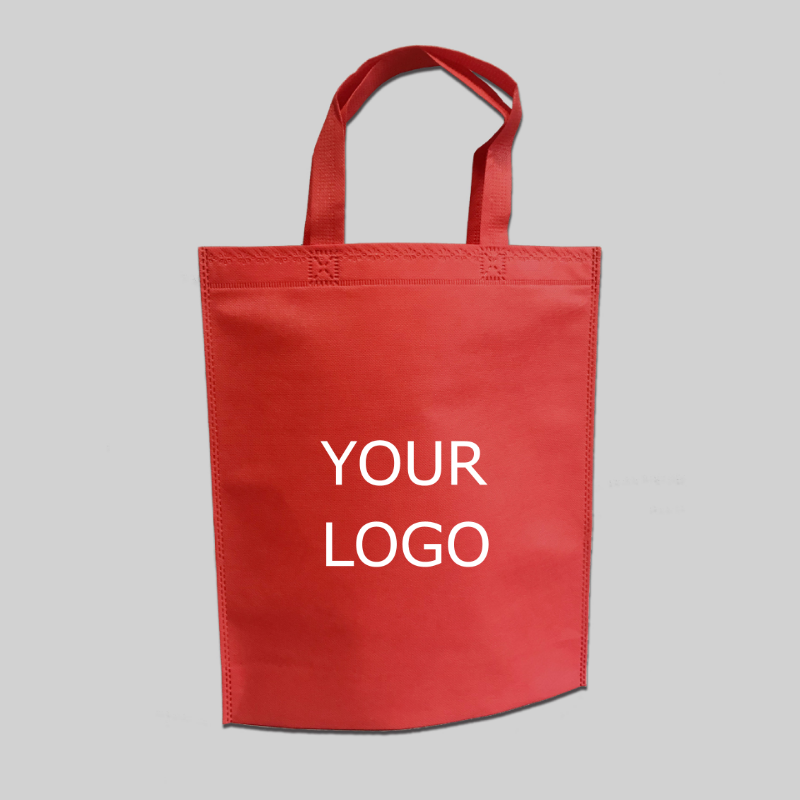 15" x 16" Promotional Durable Non-woven Tote Bags for Shopping & Groceries