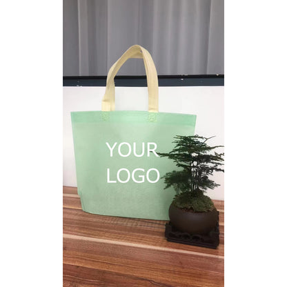 17.72"x14.17"x3.94" Non-woven Tote bag Reusable and Durable Grocery Shopping Bag