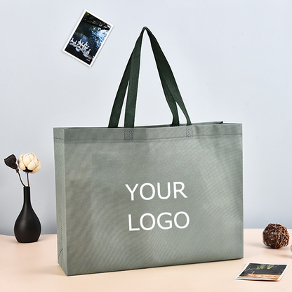 24" x 18"x 6" Large Capacity Reusable Non-woven Tote Bag Shopping Bag with Your Logo