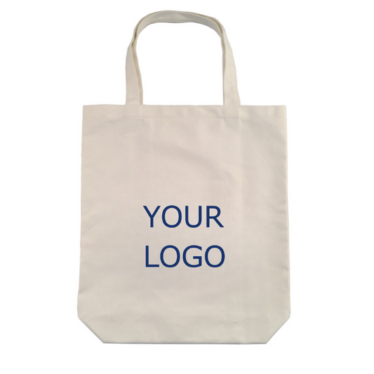 15.5" x 15", Custom Cotton Canvas Shopping Bag Cotton Sheeting Natural Economy Tote Bag