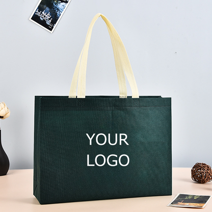 24" x 18"x 6" Large Capacity Reusable Non-woven Tote Bag Shopping Bag with Your Logo