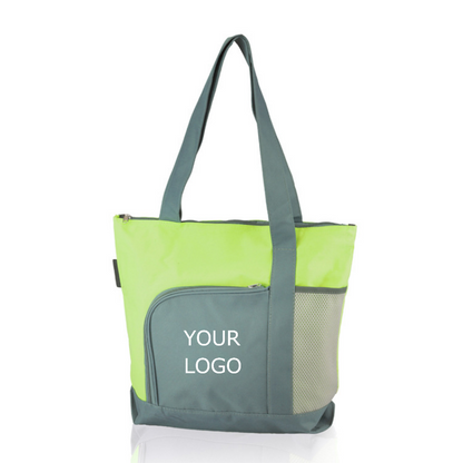 16.54"x14.49"x4.53" Waterproof Oxford Cloth Foldable Shopping Bag Portable Patchwork Tote Bag