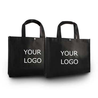 20" x 16"x 6" Promotional Non-woven Tote Bag with Snap Button