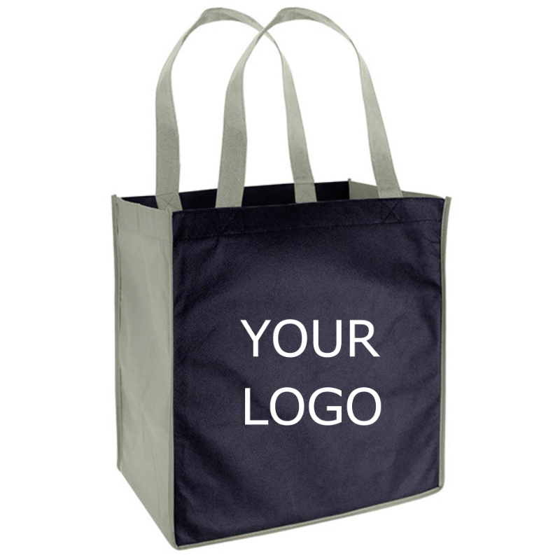 10" x  8" x 4" Reusable Non Woven Fabric Tote Bag with Handles for Shopping Merchandise Trip Weeding Birthday Party Favor