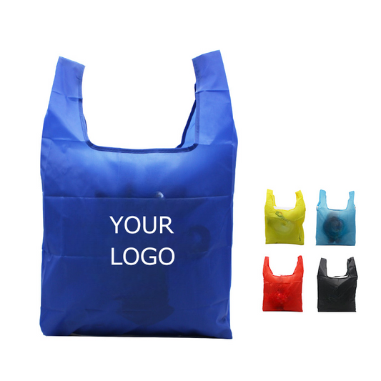 Foldable Heavy Duty Polyester Tote Bag for Grocecies MOQ 10