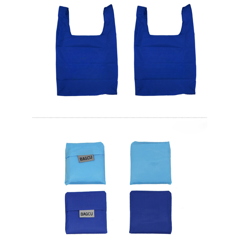 Foldable Heavy Duty Polyester Tote Bag for Grocecies MOQ 10