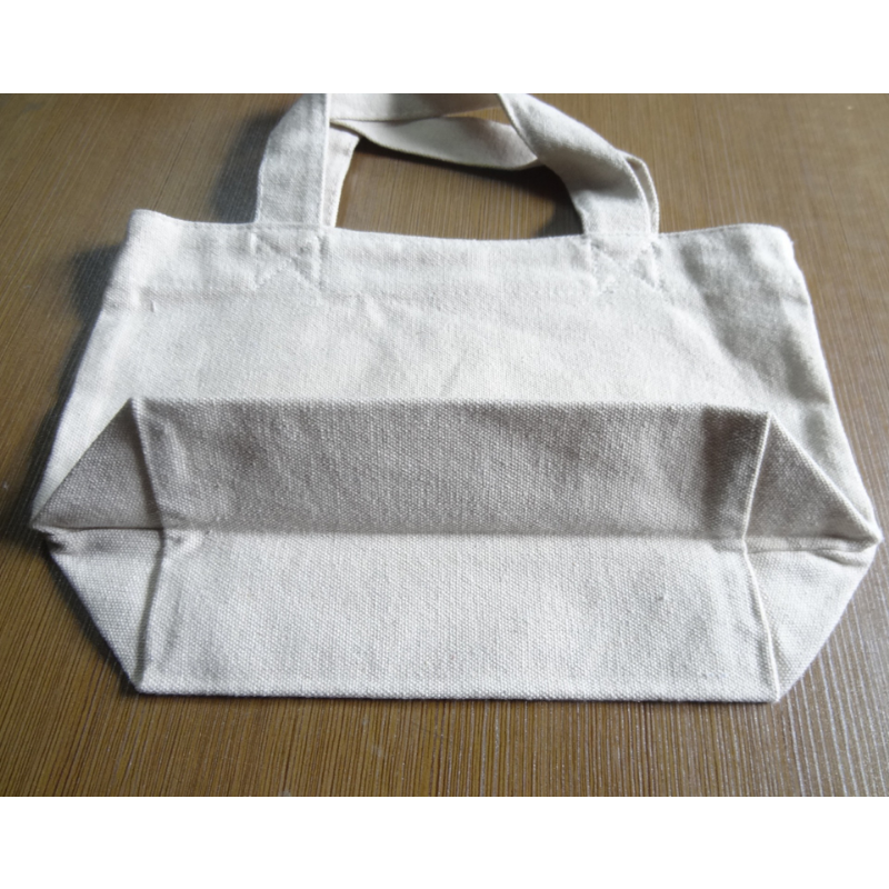 Cotton Canvas Small Tote Bag, Gift Bag, Shopping Bag, 11.2" x 7.3" x 3"