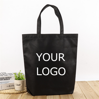 16.63" x 15.25" x 5.13" Recycled and Reusable Non-woven Bag with Your Logo