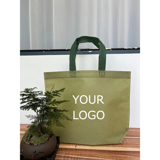 17.72"x14.17"x3.94" Non-woven Tote bag Reusable and Durable Grocery Shopping Bag