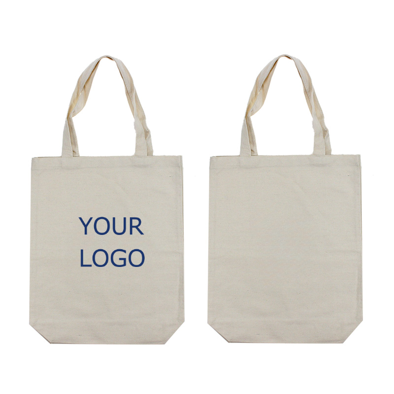 13.0"x 15.0"x 4.0" 10 oz Heavy Duty Sturdy Canvas  Tote Bag MOQ 10