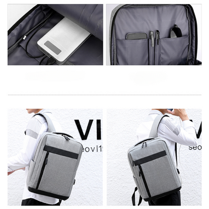 Custom Multifunctional Large Capacity Travel Backpack with USB Charging Port MOQ 10