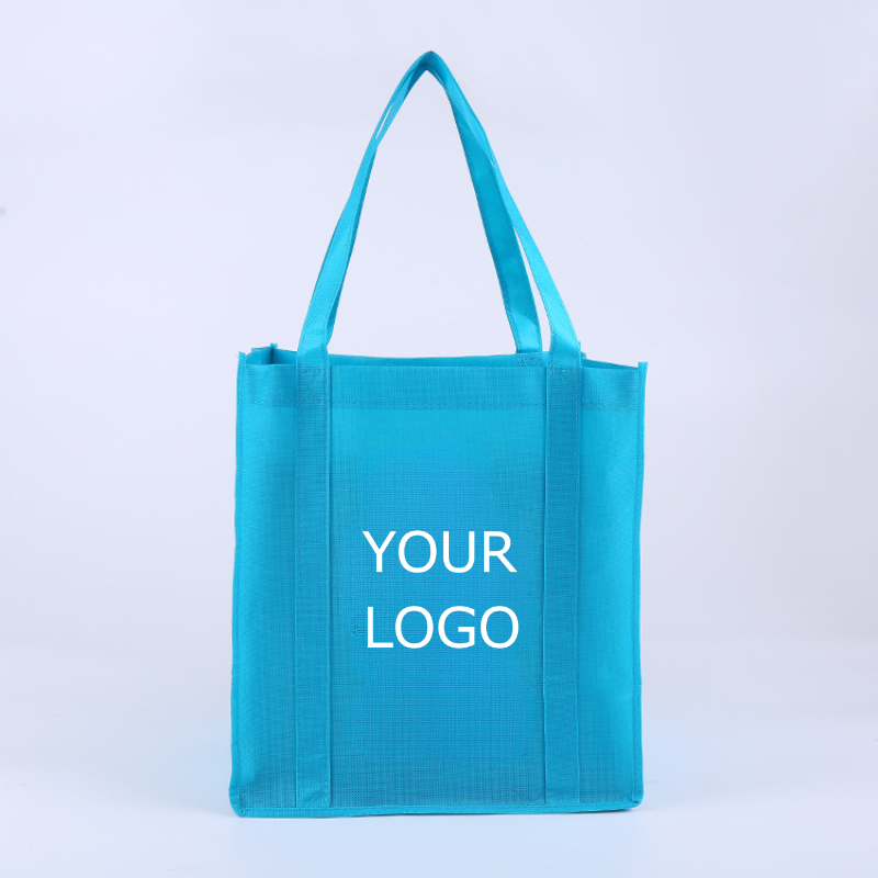 10"x 14"x 6" Promotional Tote Bag Non-woven Bag with Reinforced Handles