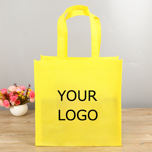 18" x 24" x 6" Custom Non-Woven Shopping Tote Bags with Handles