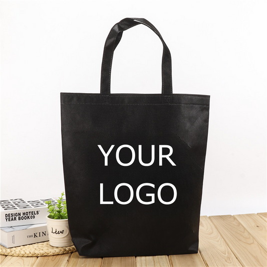 16.63" x 15.25" x 5.13" Recycled and Reusable Non-woven Bag with Your Logo