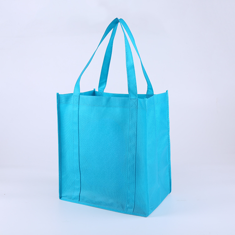 10"x 14"x 6" Promotional Tote Bag Non-woven Bag with Reinforced Handles