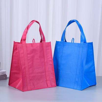 13" x 14.5"x 10" Foldable and Reusable Non-woven Shopping Bag with Reinforced Handles