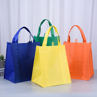 13" x 14.5"x 10" Foldable and Reusable Non-woven Shopping Bag with Reinforced Handles