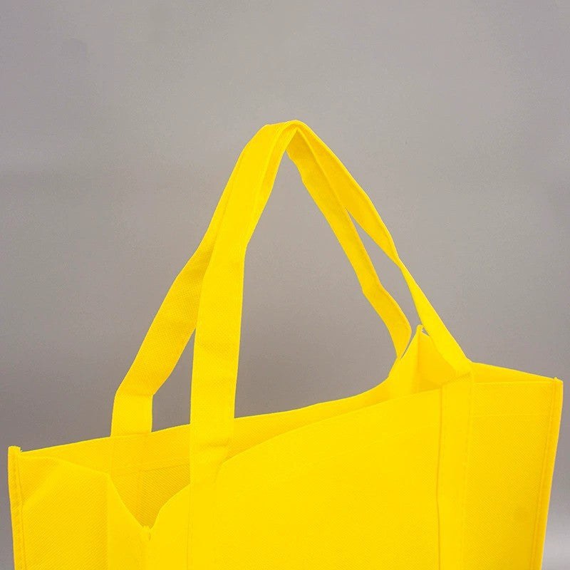 13"x 15"x 10" Customized Reusable Non-woven Tote Bags with Reinforced Handles