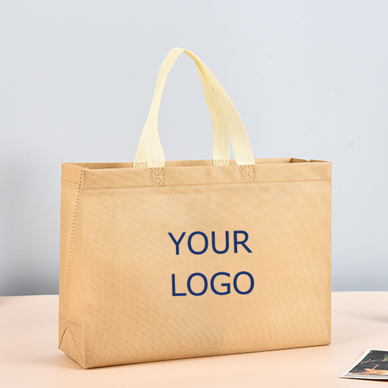 24" x 18"x 6" Large Capacity Reusable Non-woven Tote Bag Shopping Bag with Your Logo