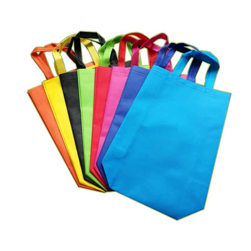 16"x 13.8" x 4.7" Personalized Reusable Gift Bags  Non-woven Grocery Bags with Handles