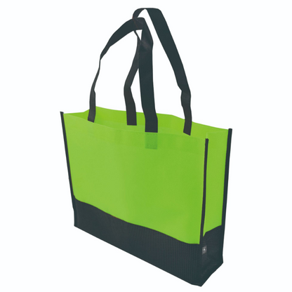 15" x 11.5"x 3" Fashionable Color-block Non-Woven Tote Bags with Your Logo