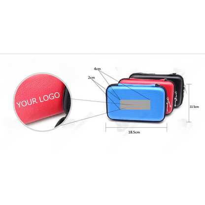 Electronic Organizer, Small Cable Organizer, Portable Waterproof Storage Bag for Electronics,7.3" x 4.5",  MOQ 20