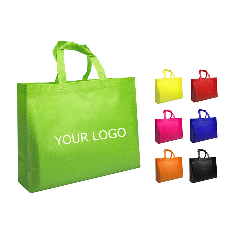 11.8 x 15.7 Inch Non-Woven Tote Bags, Party Gift Bag Goodie Treat Bags with Handles, MOQ 100