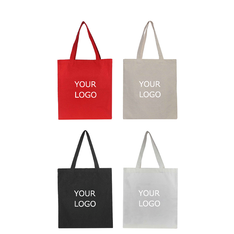 13.4"x 15.8" Multi-color 10 oz Canvas Portable Shopping Bag MOQ 10