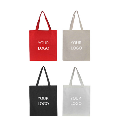 13.4"x 15.8" Multi-color 10 oz Canvas Portable Shopping Bag MOQ 10