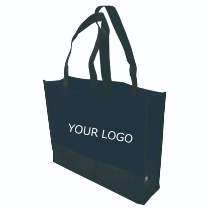 15" x 11.5"x 3" Fashionable Color-block Non-Woven Tote Bags with Your Logo