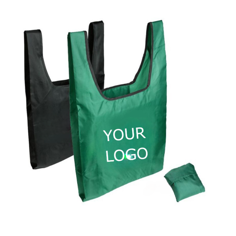 15" x 15.94" Customized Foldable and Portable Polyester Tote Bag