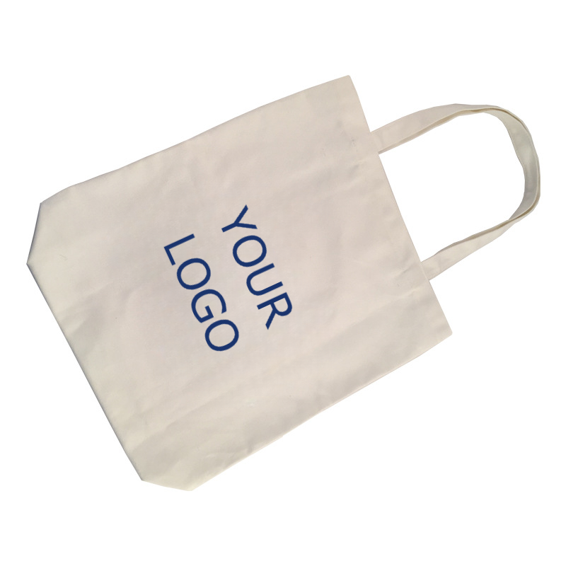 15.5" x 15", Custom Cotton Canvas Shopping Bag Cotton Sheeting Natural Economy Tote Bag