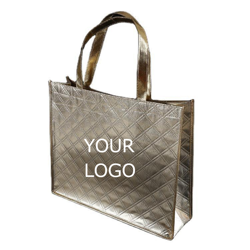 13" x 13.75"x 3" Custom Fashionable  Shopping Bag 3-layer Non-woven Bag