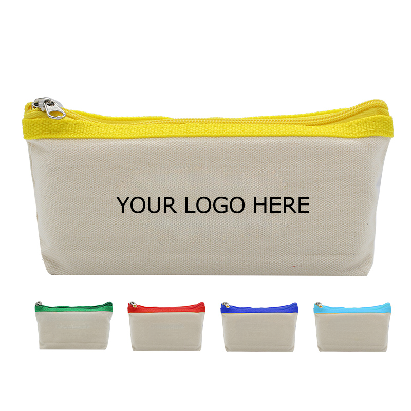 Pencil Case Pouch with Colorful Zipper MOQ 10