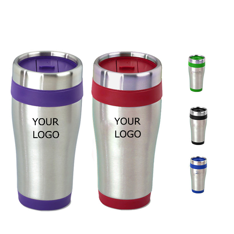 400ML Stainless Steel Tumbler with Lid for Car, MOQ 10