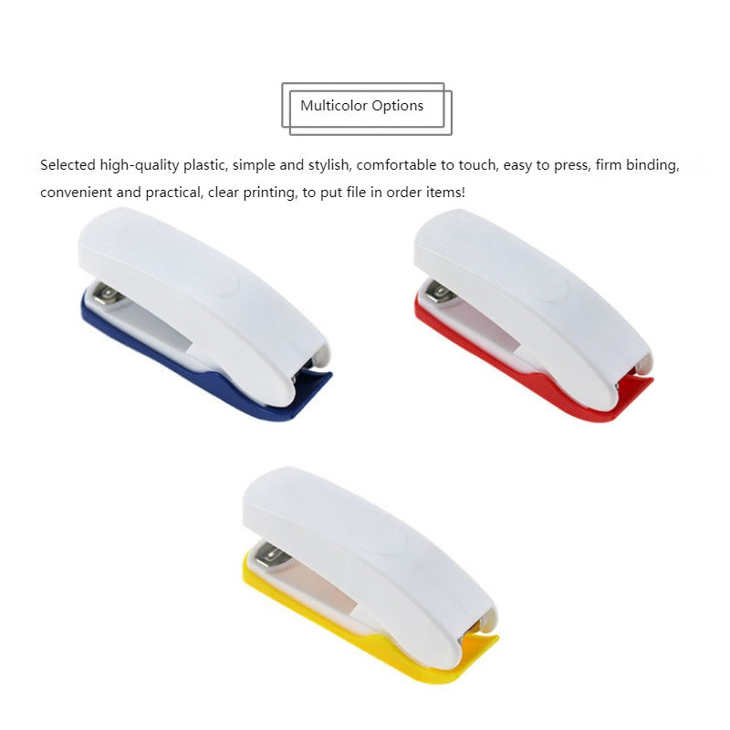 Durable Plastic and Steel Stapler with Staples for Office and School MOQ 50