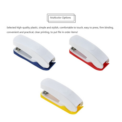 Durable Plastic and Steel Stapler with Staples for Office and School MOQ 50