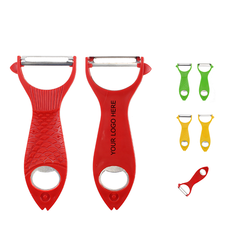 Cute Fish Shape Fruit and Vegetable Peeler,  Bottle Opener, Kitchen Gadgets, MOQ 100