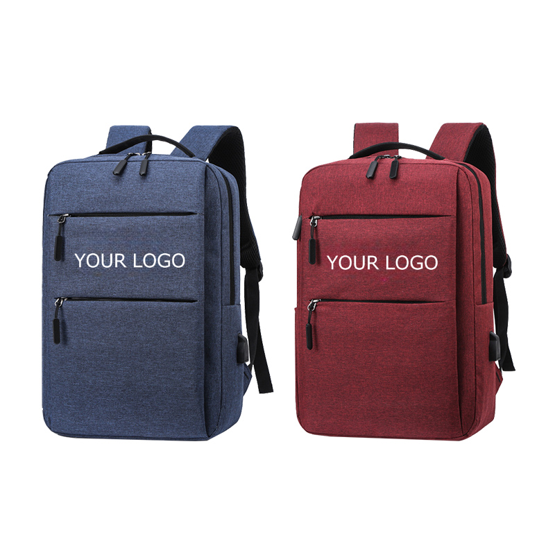 Durable Multi-pocket Business Laptop Backpack with USB Charging Port MOQ 10