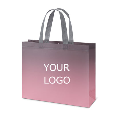 12.60"x10.24"x3.94" Lamination Non-woven Shopping Tote Bag Eco-friendly Storage Bag