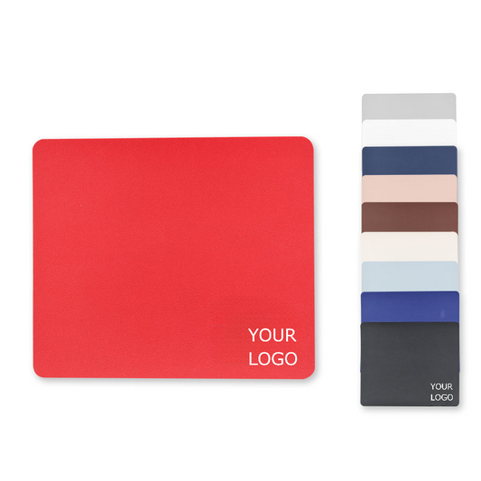 Small Size Multi-color PU Mouse Pad for Computer Laptop Accessories8.3" x 7", MOQ 10