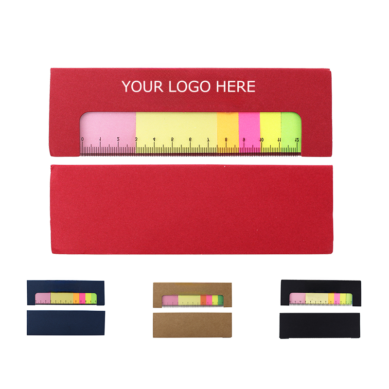 Sticky Pad, Ruler Holder, 6.3" x 2", MOQ 50