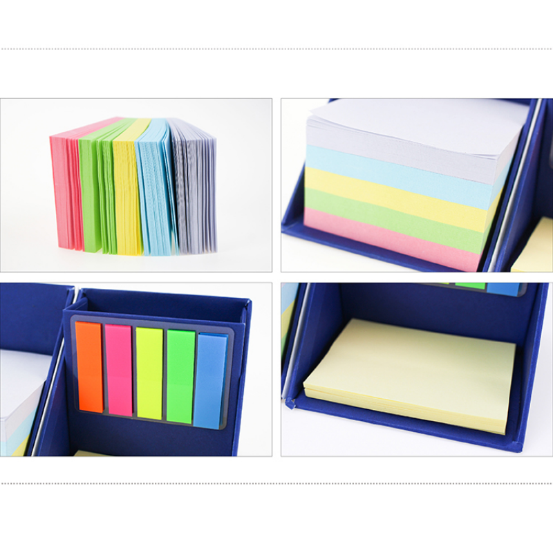 Sticky Notes Holder, Pen Holder, 3.5" x 3.5" x 3.5", Sticky Notes, MOQ 50